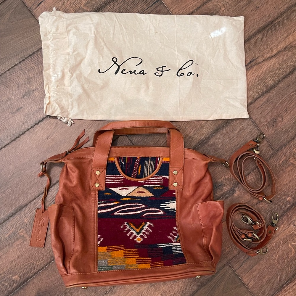 Nena & Co Full CDB Moroccan- backpack, crossbody, shoulder bag
